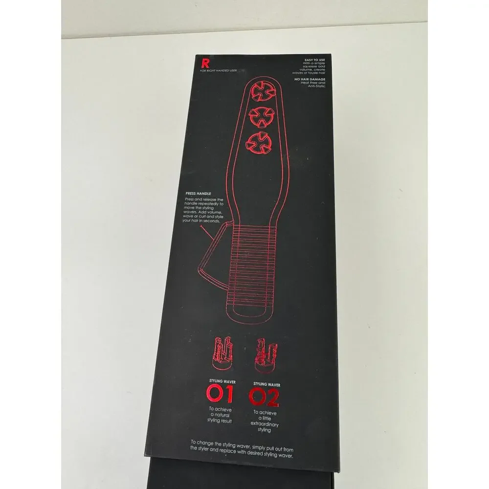 NEW Cirrus Curly and Ripply Wave Styler Volumizing No Heat or Electricity Tool